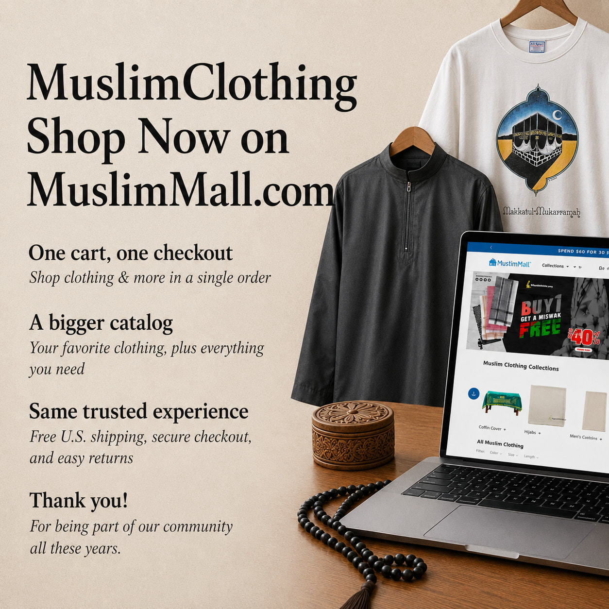 Shop MuslimClothing Now on MuslimMall.com